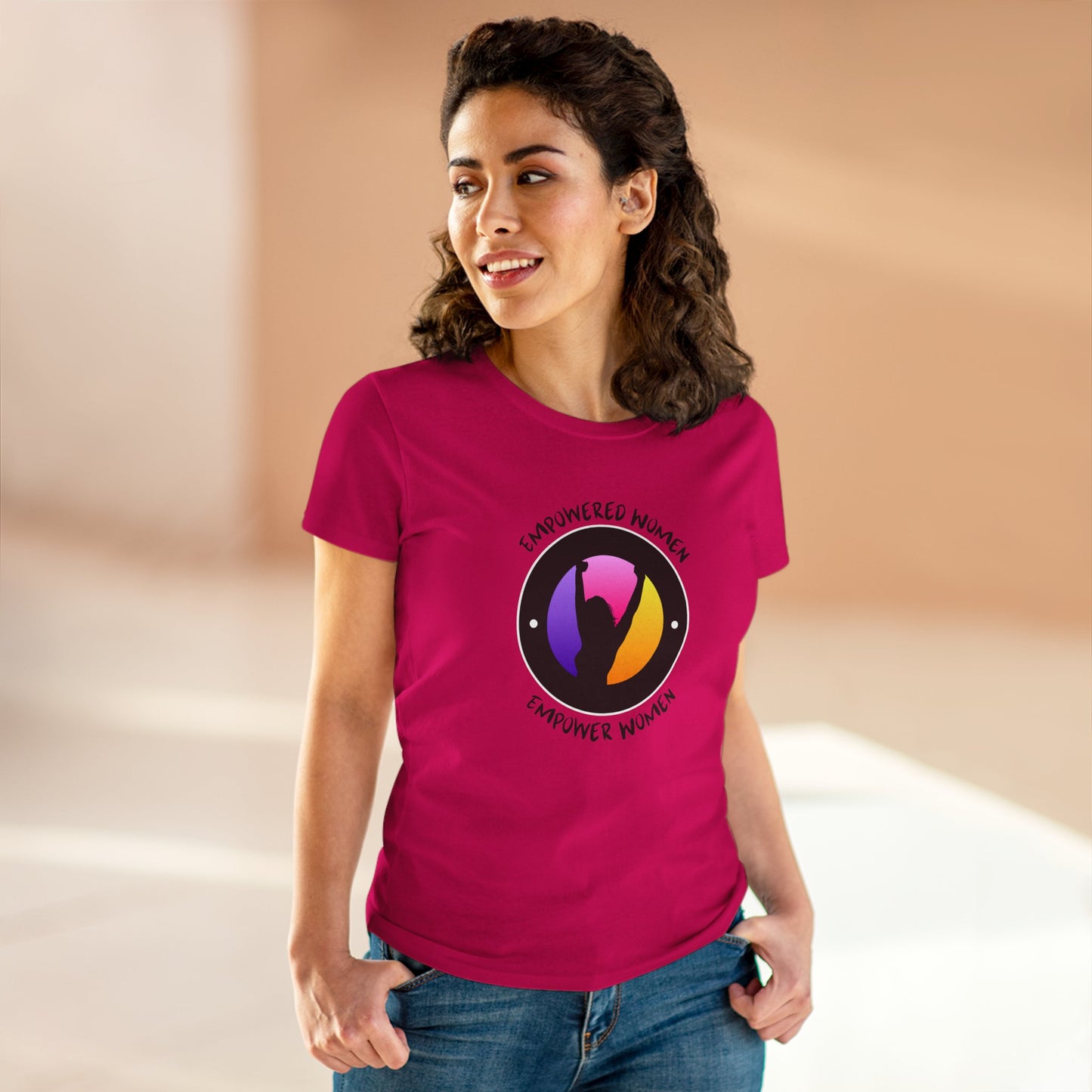 Empowered Women Empower Women | V3 | Women's Midweight Graphic Tee