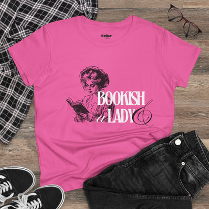 Bookish & A Lady | Women's MIdweight Graphic Tee