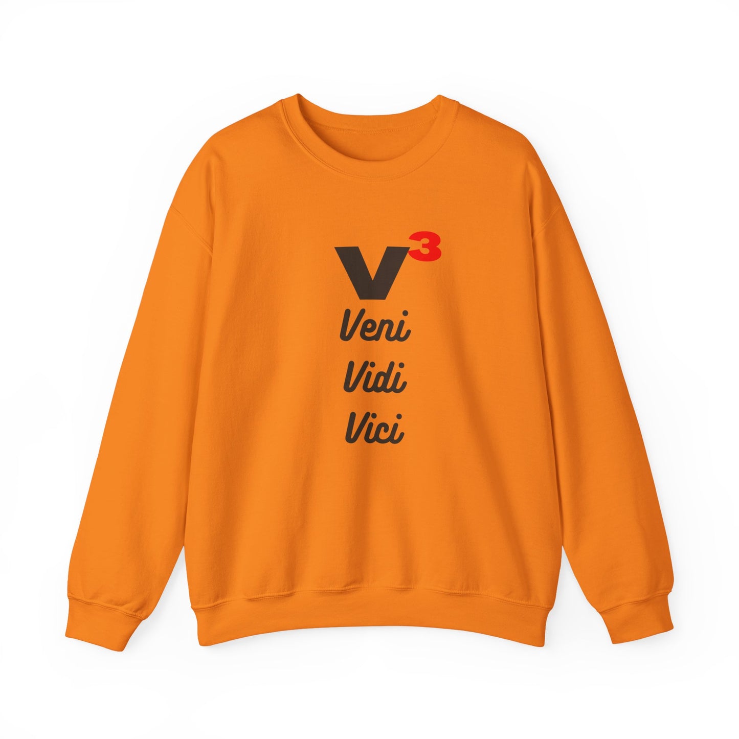 Veni, Vidi, Vici | V-Cubed | Unisex Heavy Blend Crewneck Sweatshirt