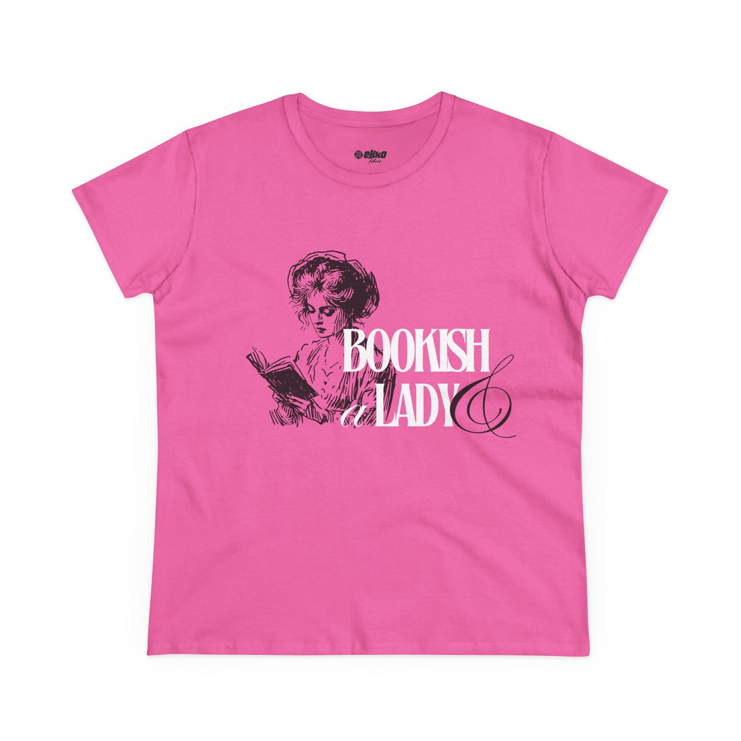 Bookish & A Lady | Women's MIdweight Graphic Tee