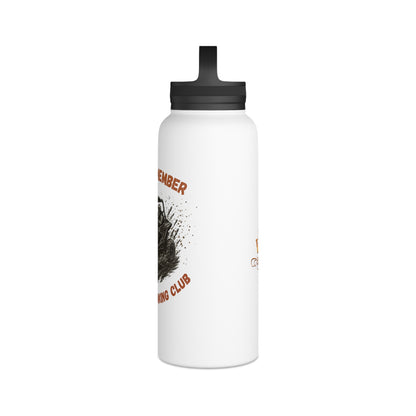 VIP Daytime Drinking Club | Side-by-Side Image | Stainless Steel Water Bottle | 12oz | 18oz | 32oz