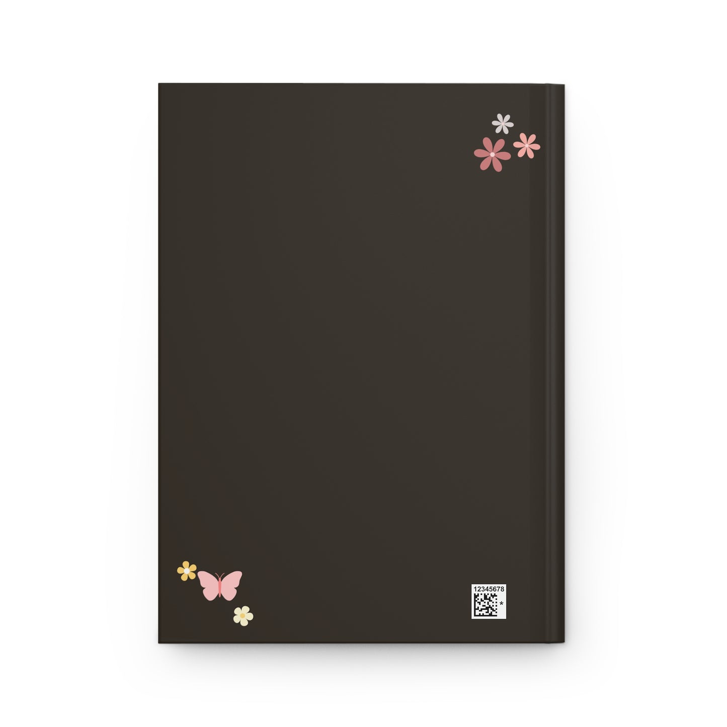 Butterfly Spring Flowers - Hardcover Journal Matte