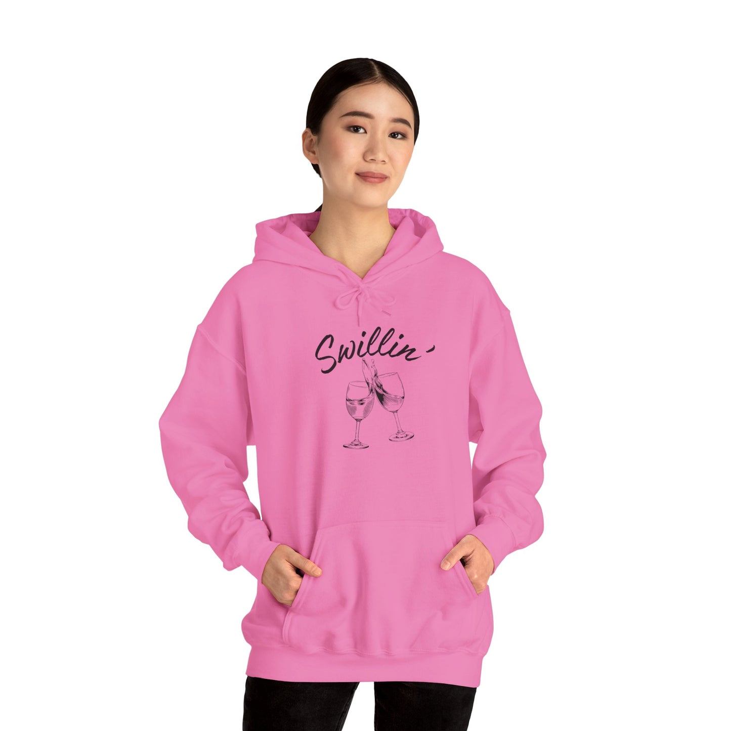 Swillin' Wine - Hoodie