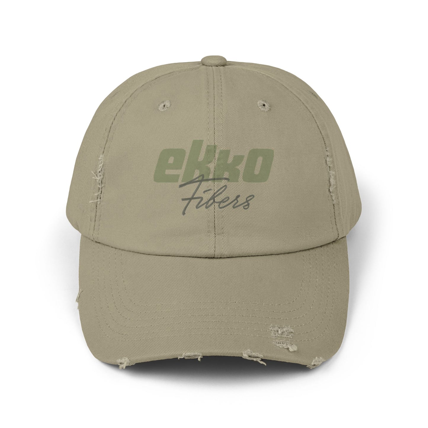 Ekko Fibers | Unisex Distressed Cap