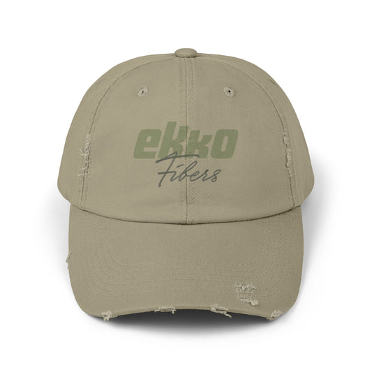 Ekko Fibers | Unisex Distressed Cap