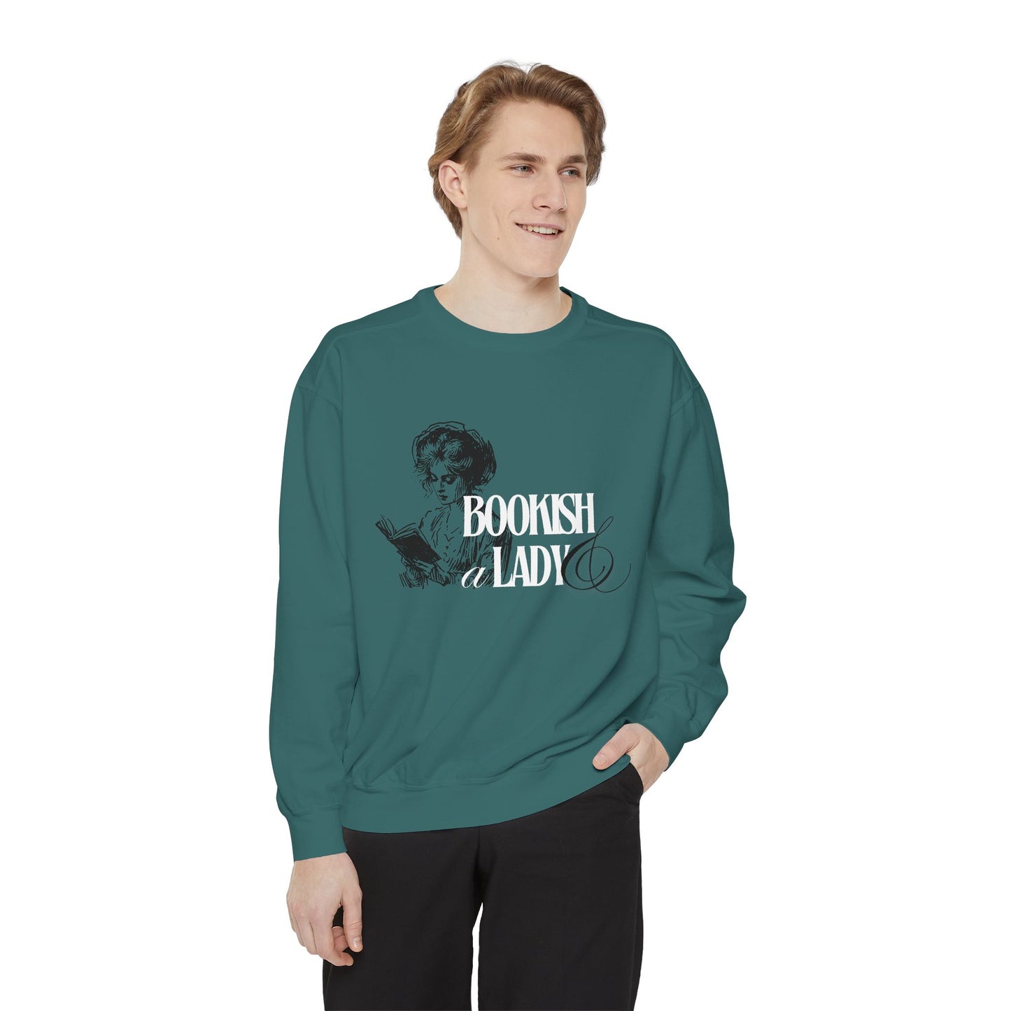 Bookish & A Lady | Garment Dyed Sweatshirt