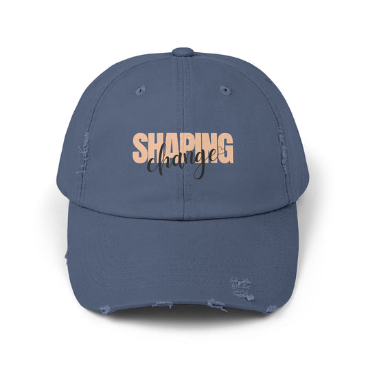 Shaping Change | Unisex Distressed Cap