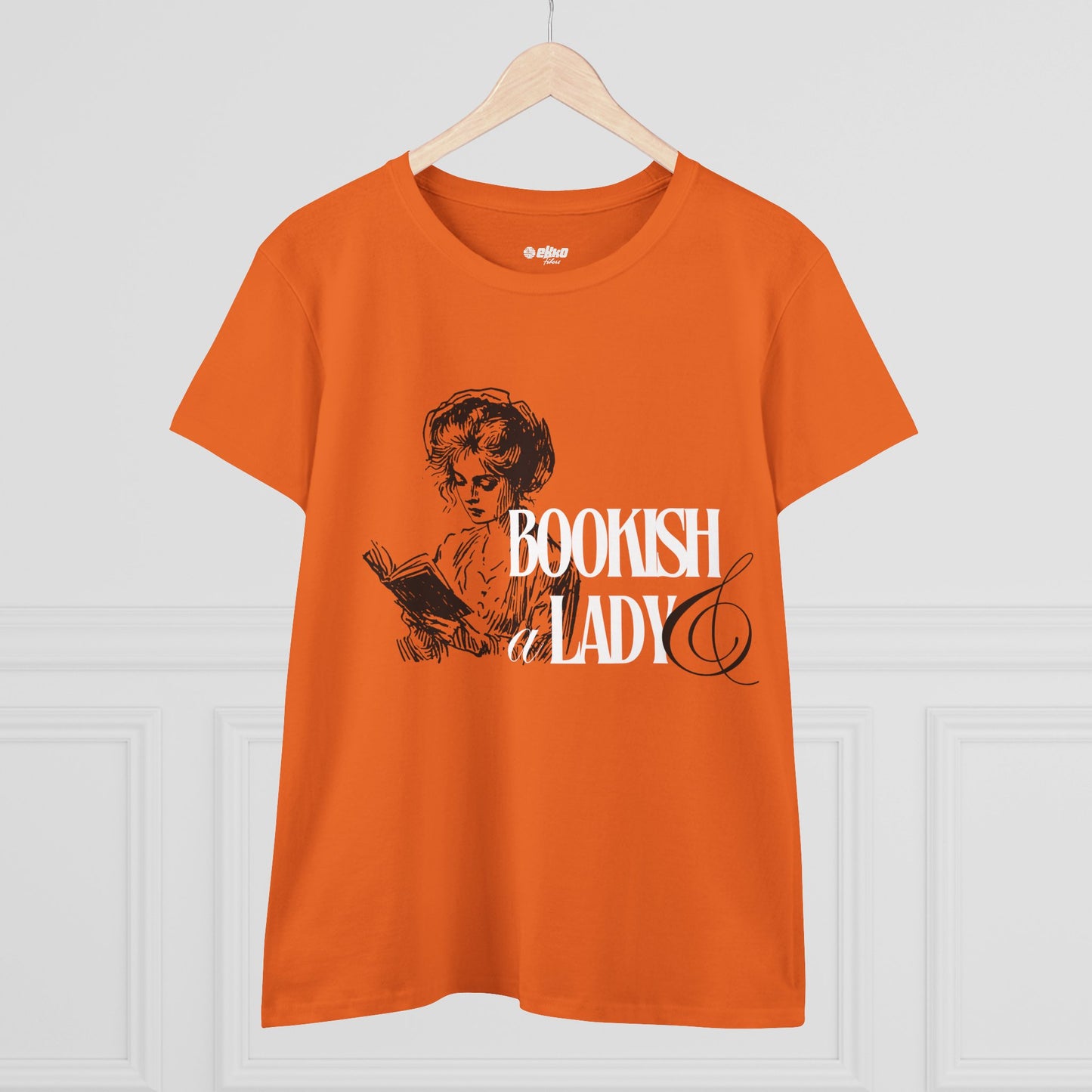Bookish & A Lady | Women's MIdweight Graphic Tee