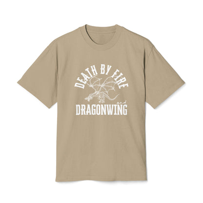 Death By Fire & Dragonwing | Unisex Heavy Faded Tee
