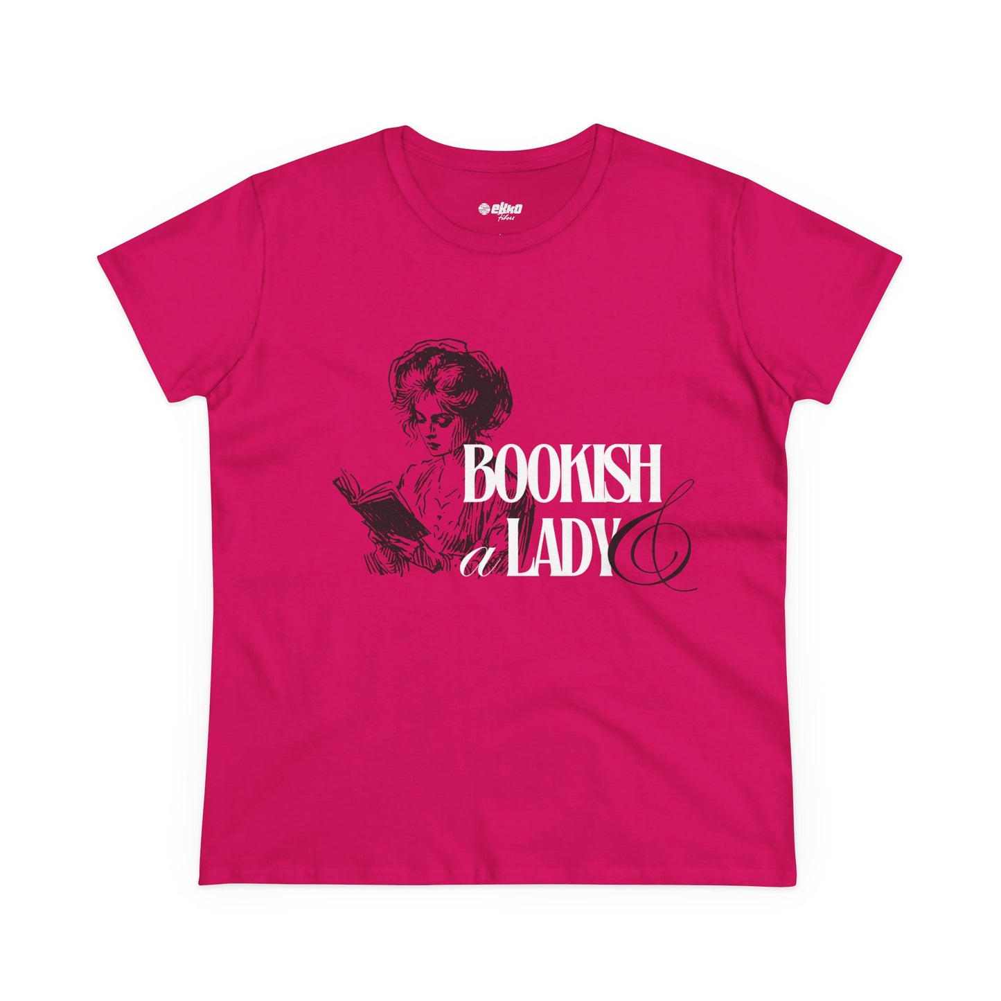 Bookish & A Lady | Women's MIdweight Graphic Tee