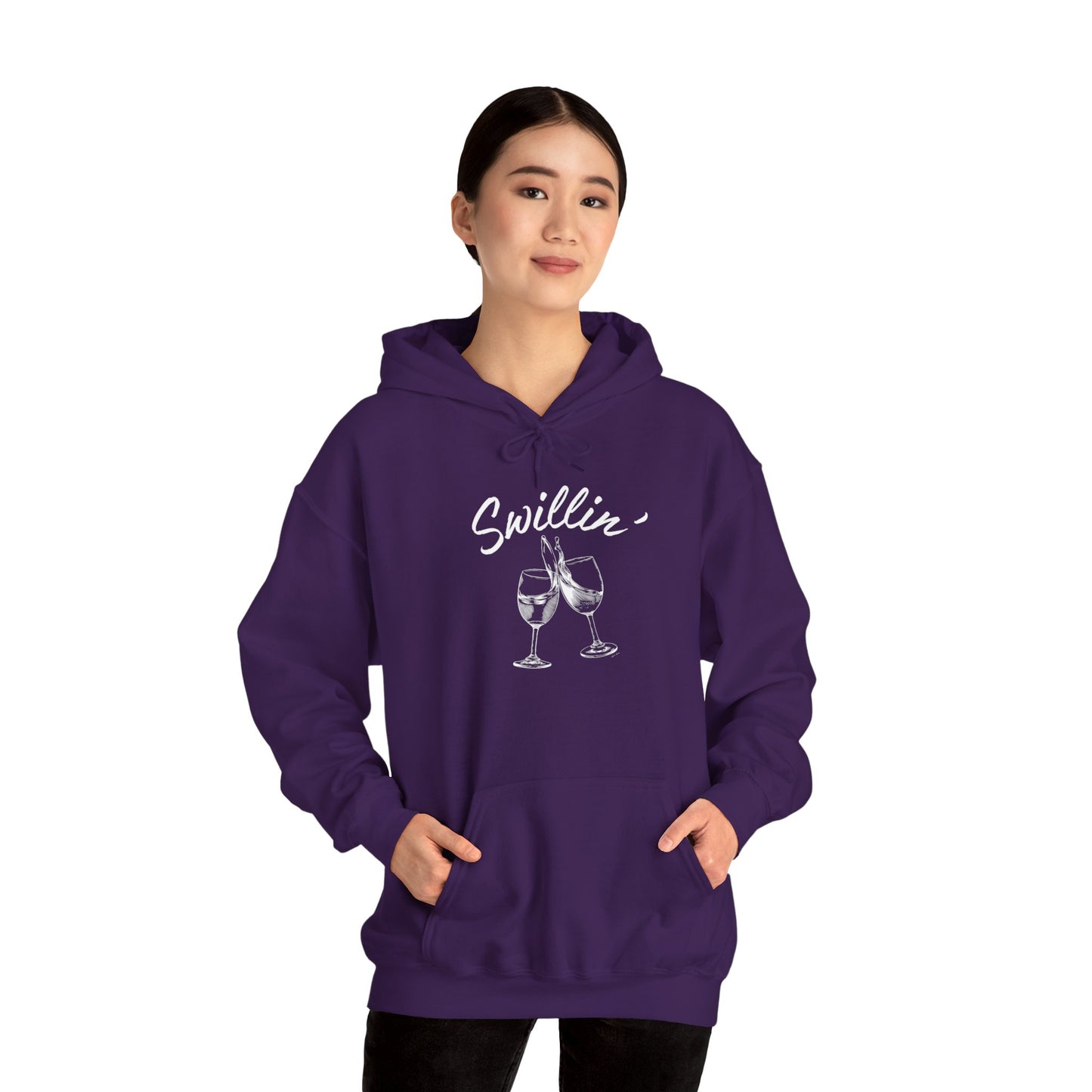 Swillin' Wine - Hoodie