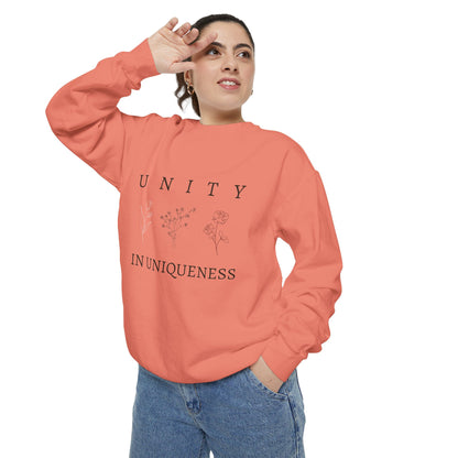 Unity in Uniqueness | Garment Dyed Sweatshirt
