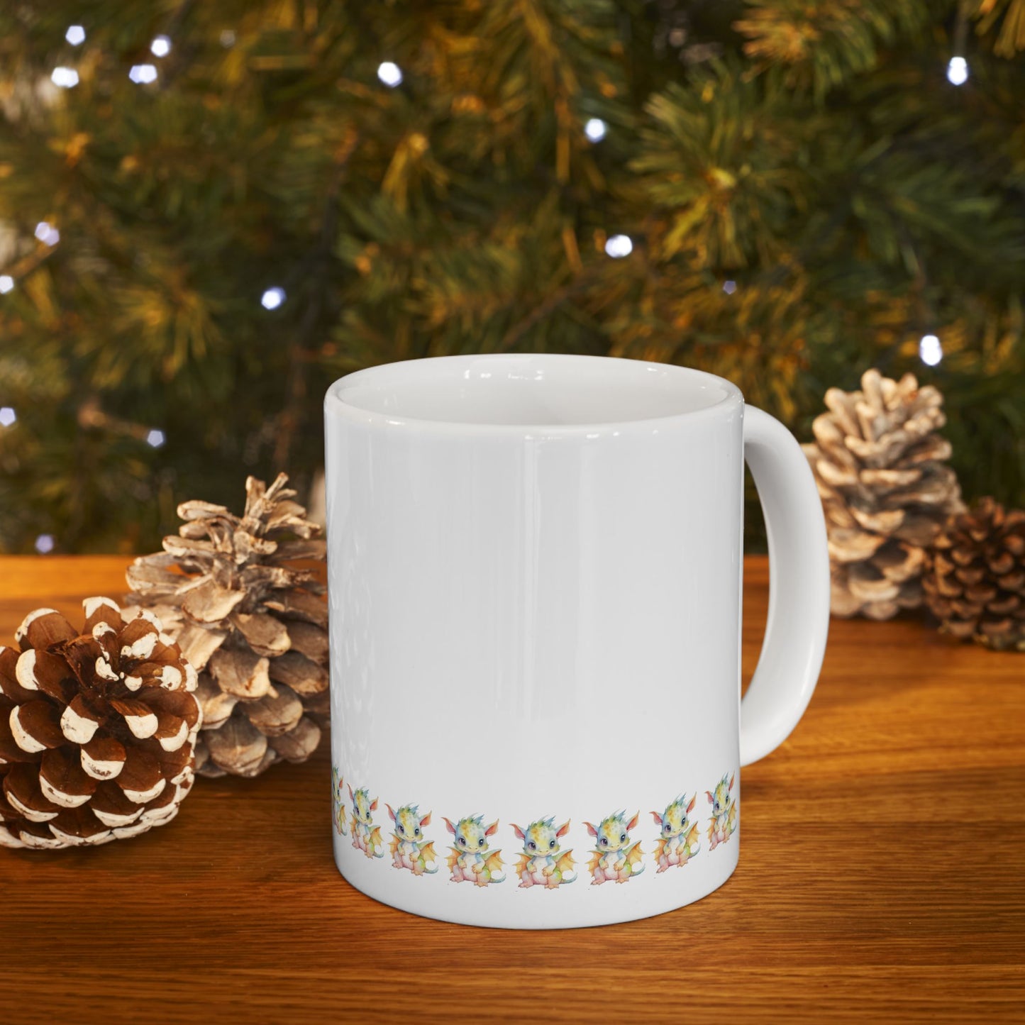Don’t Let My Cuteness Fool You | Baby Dragon in Soft Pastels |Ceramic Mug | 11 oz