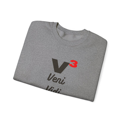Veni, Vidi, Vici | V-Cubed | Unisex Heavy Blend Crewneck Sweatshirt