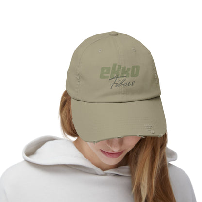 Ekko Fibers | Unisex Distressed Cap