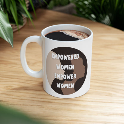 Empowered Women V2 - Ceramic Mug, 11oz