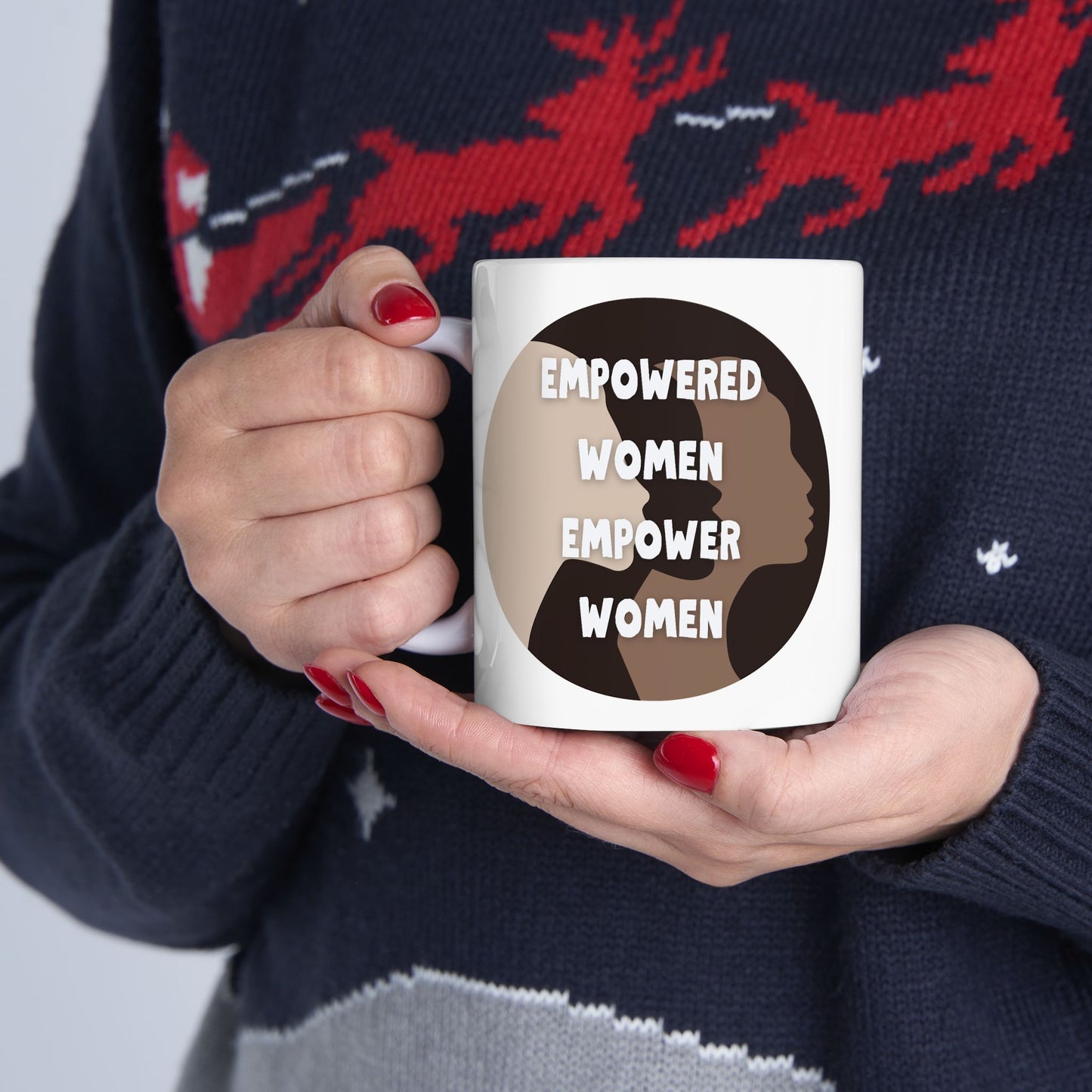 Empowered Women V2 - Ceramic Mug, 11oz