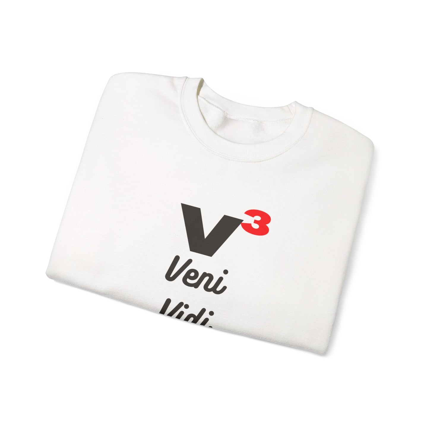 Veni, Vidi, Vici | V-Cubed | Unisex Heavy Blend Crewneck Sweatshirt
