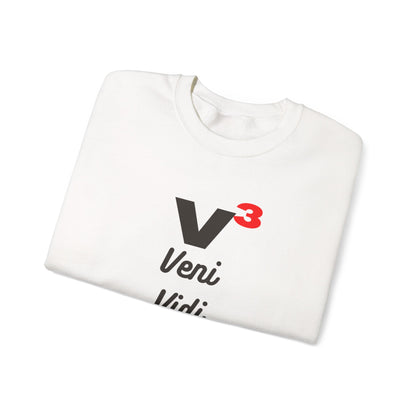 Veni, Vidi, Vici | V-Cubed | Unisex Heavy Blend Crewneck Sweatshirt