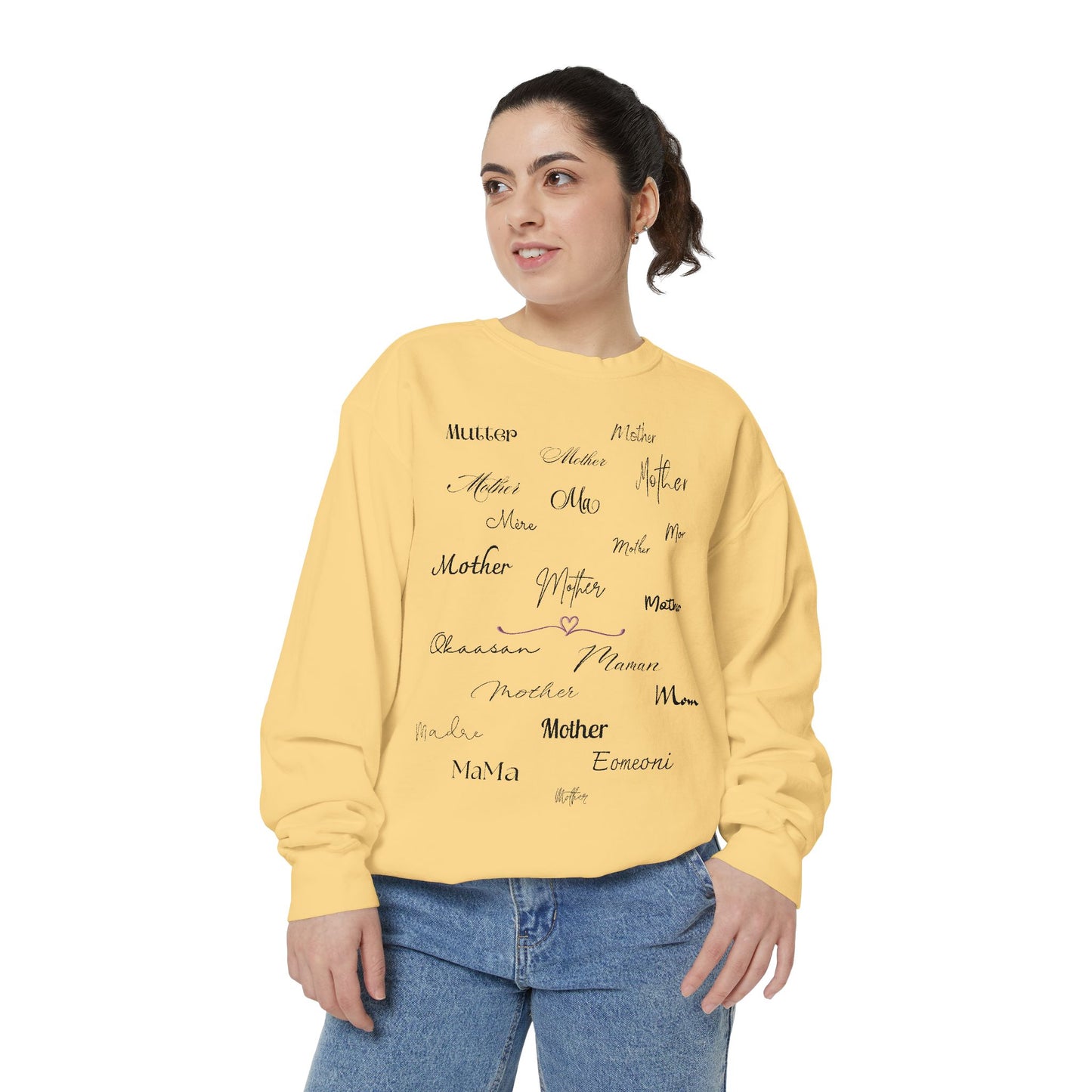 Mom Mother Madre | Garment Dyed Sweatshirt