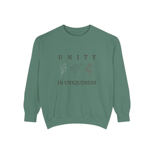 Unity in Uniqueness | Garment Dyed Sweatshirt