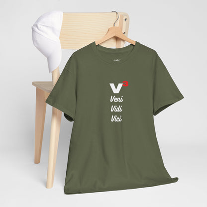 Veni, Vidi, Vici | V-Cubed | Unisex Heavy Cotton Graphic Tee