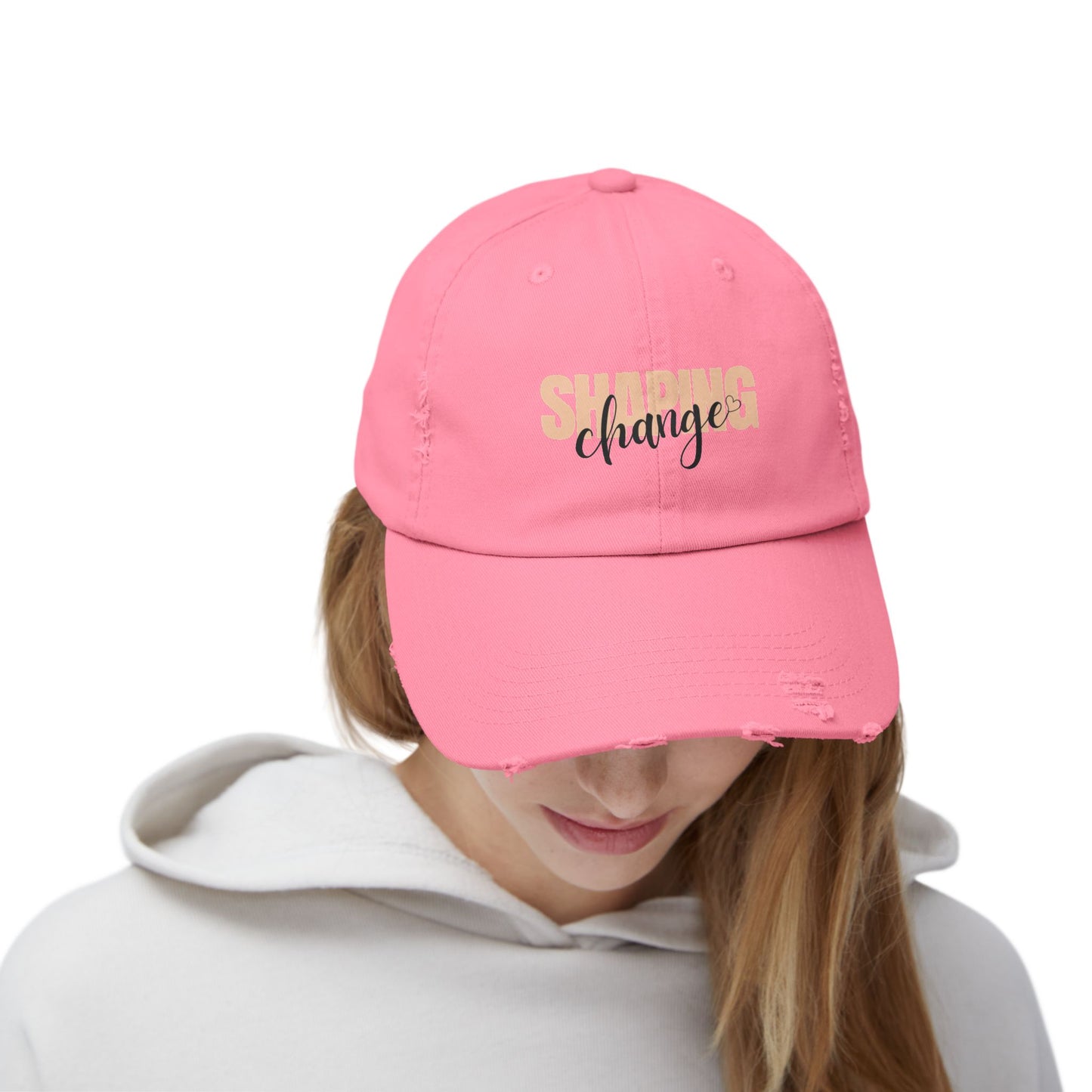 Shaping Change | Unisex Distressed Cap