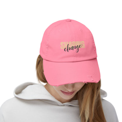 Shaping Change | Unisex Distressed Cap