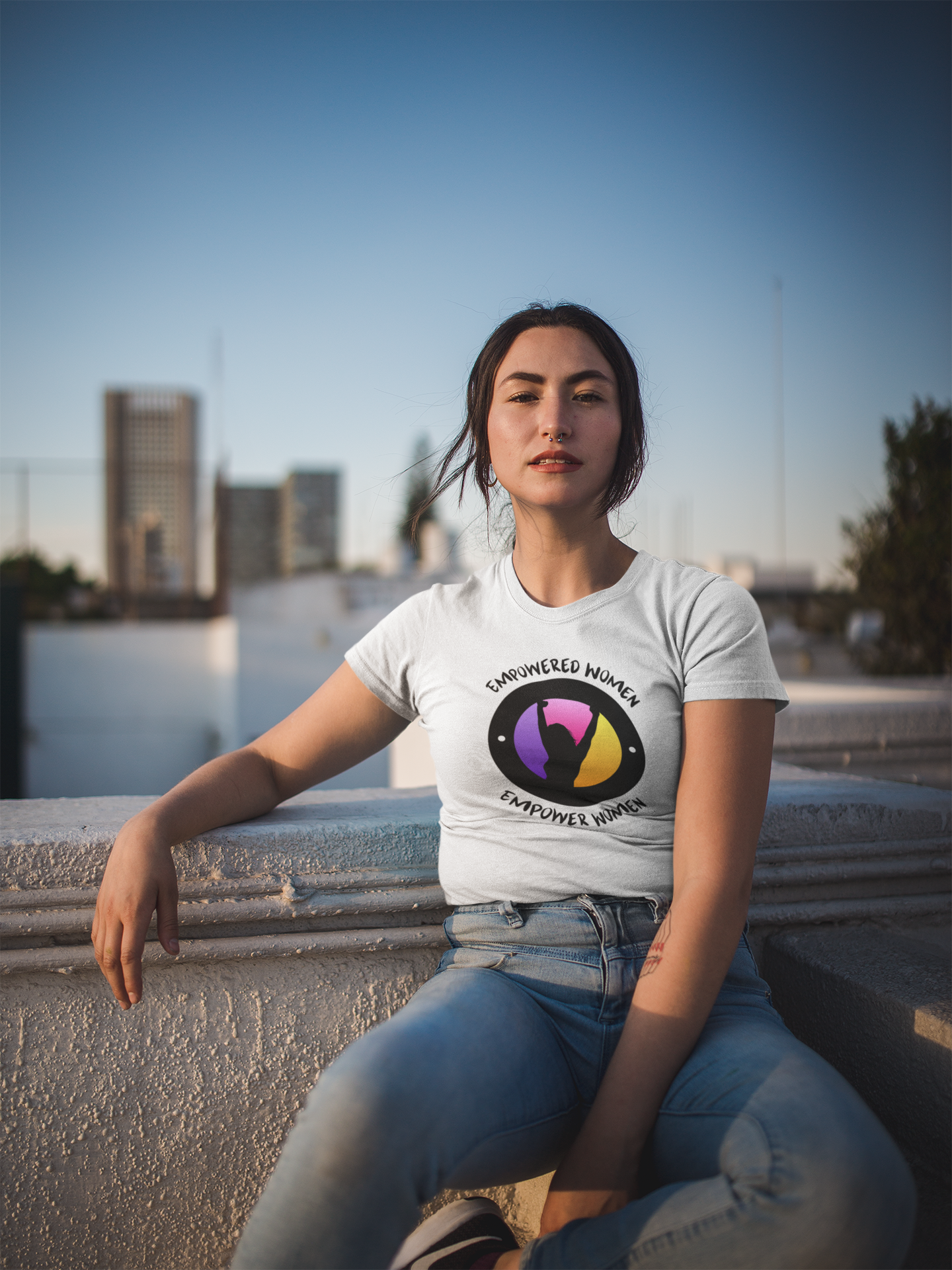 Empowered Women Empower Women | V3 | Women's Midweight Graphic Tee