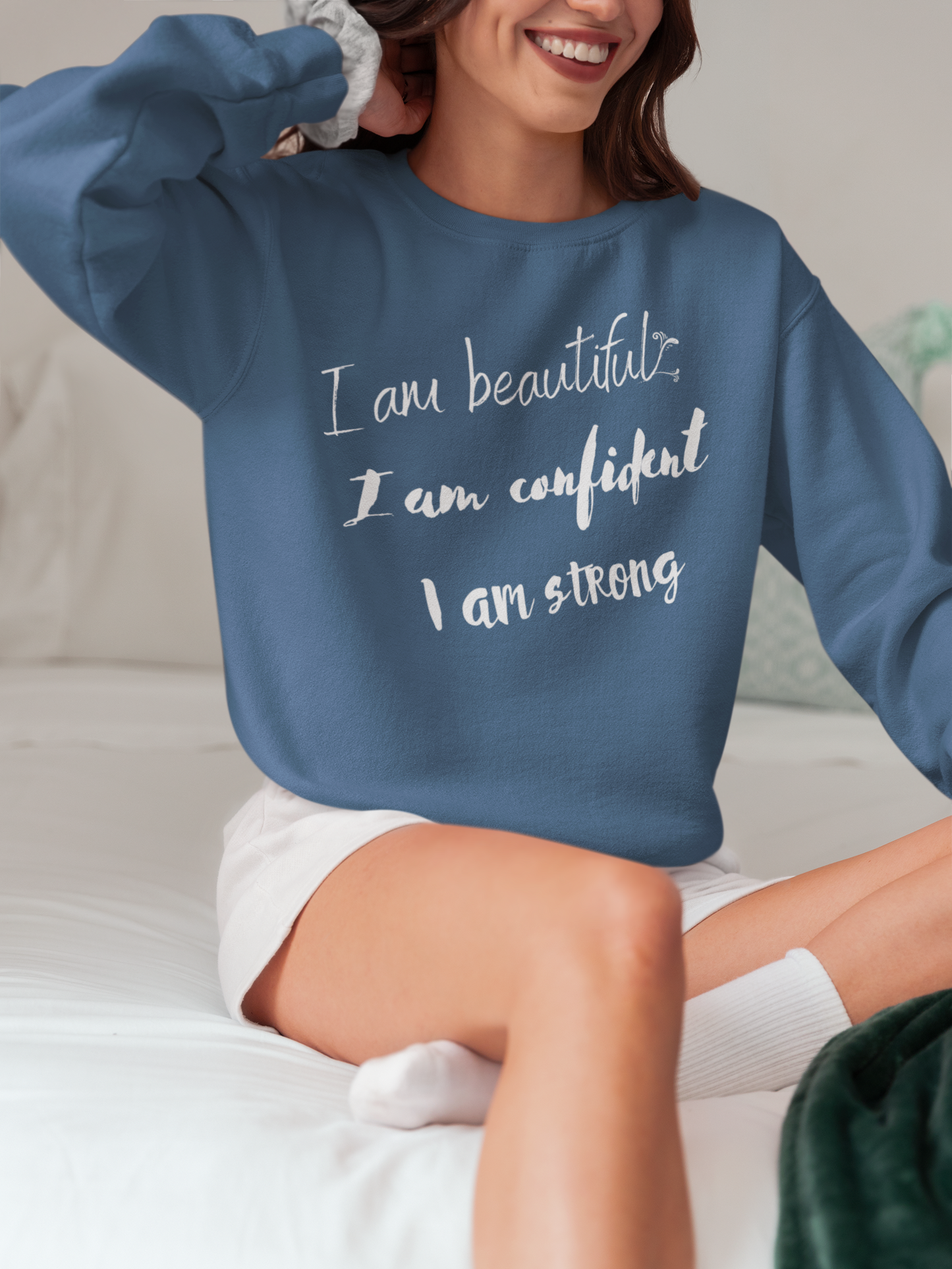 I am Beautiful, Confident, Strong | Garment Dyed Sweatshirt