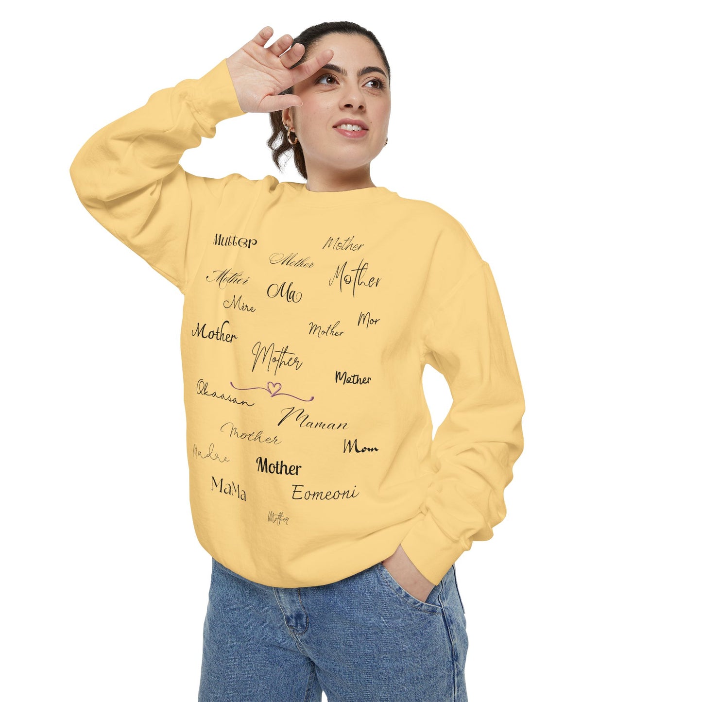 Mom Mother Madre | Garment Dyed Sweatshirt