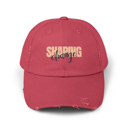 Shaping Change | Unisex Distressed Cap