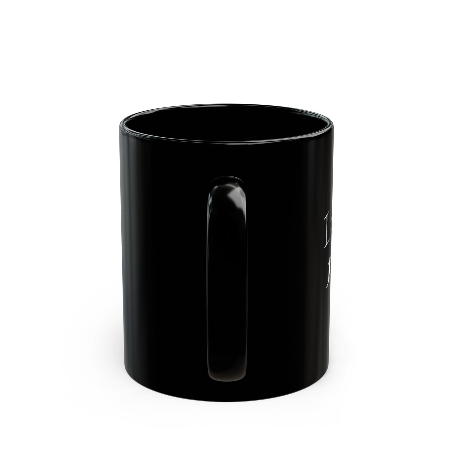 I am Beautiful, Confident, Strong - Black Mug, 11oz