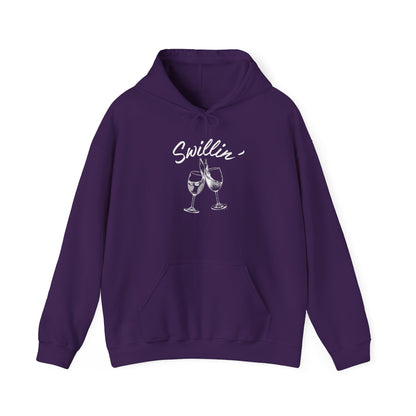 Swillin' Wine - Hoodie