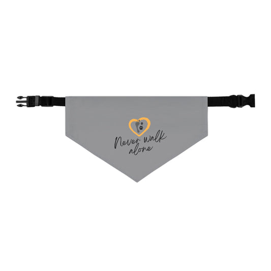 Never Walk Alone - Pet Bandana Collar