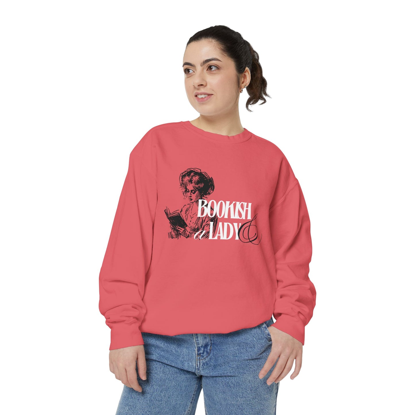 Bookish & A Lady | Garment Dyed Sweatshirt
