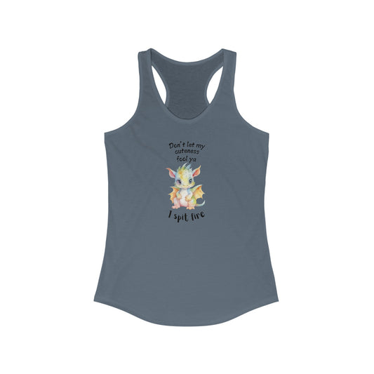 Cuteness Fooled - Women's Ideal Racerback Tank