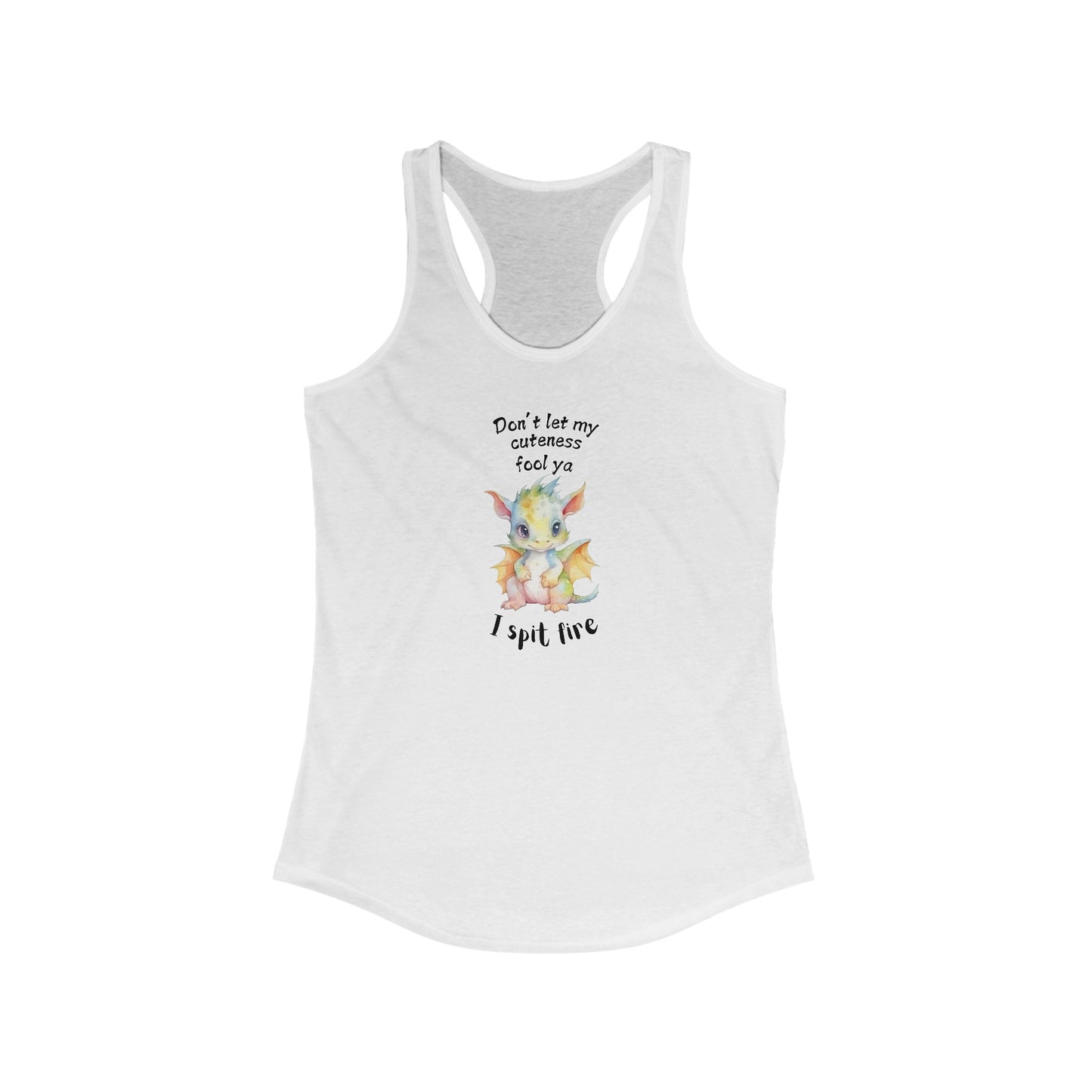 Cuteness Fooled - Women's Ideal Racerback Tank