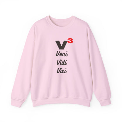 Veni, Vidi, Vici | V-Cubed | Unisex Heavy Blend Crewneck Sweatshirt