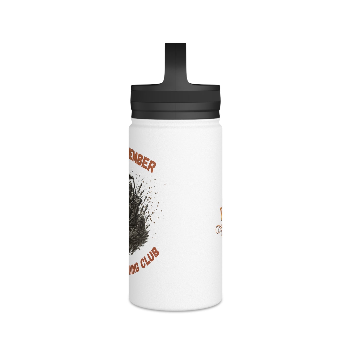 VIP Daytime Drinking Club | Side-by-Side Image | Stainless Steel Water Bottle | 12oz | 18oz | 32oz