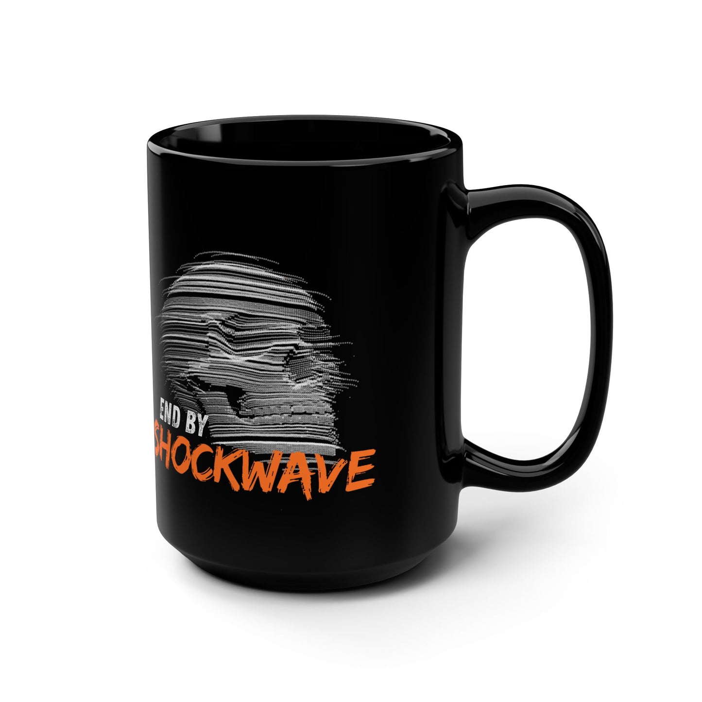 End by Shockwave - Black Mug, 15oz