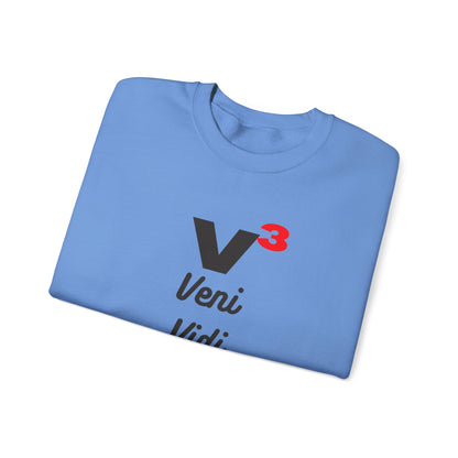 Veni, Vidi, Vici | V-Cubed | Unisex Heavy Blend Crewneck Sweatshirt