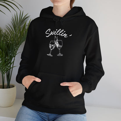 Swillin' Wine - Hoodie