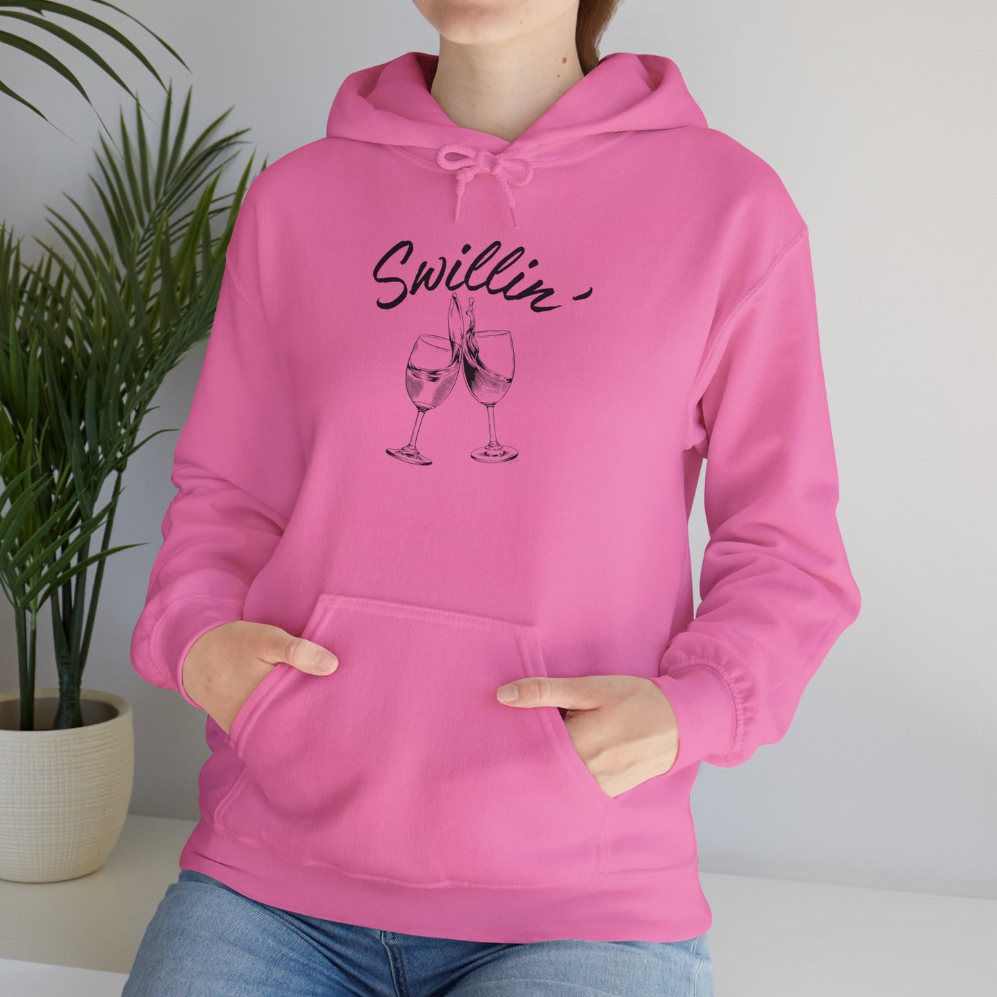 Swillin' Wine - Hoodie