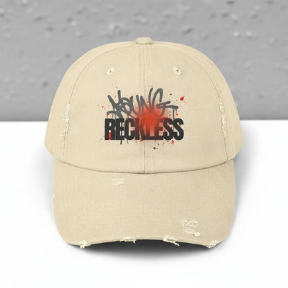 Reckless | Unisex Distressed Cap