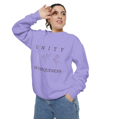 Unity in Uniqueness | Garment Dyed Sweatshirt