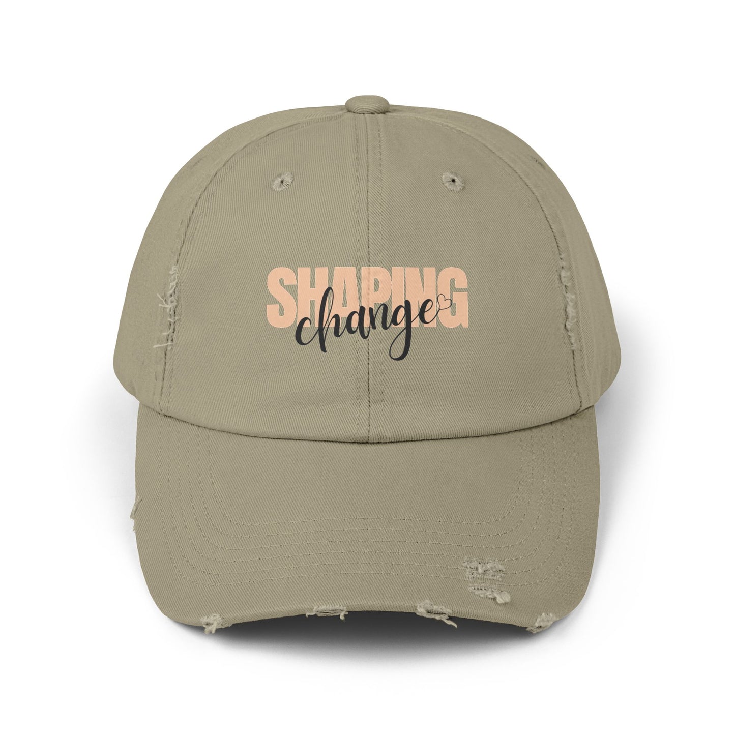 Shaping Change | Unisex Distressed Cap