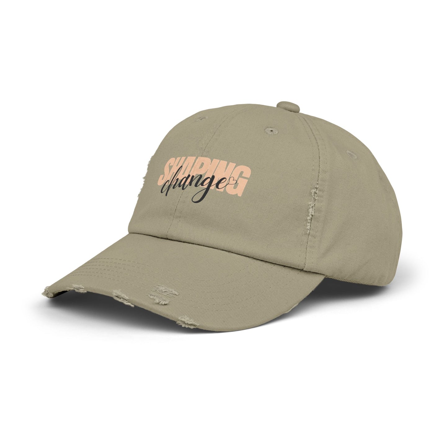 Shaping Change | Unisex Distressed Cap