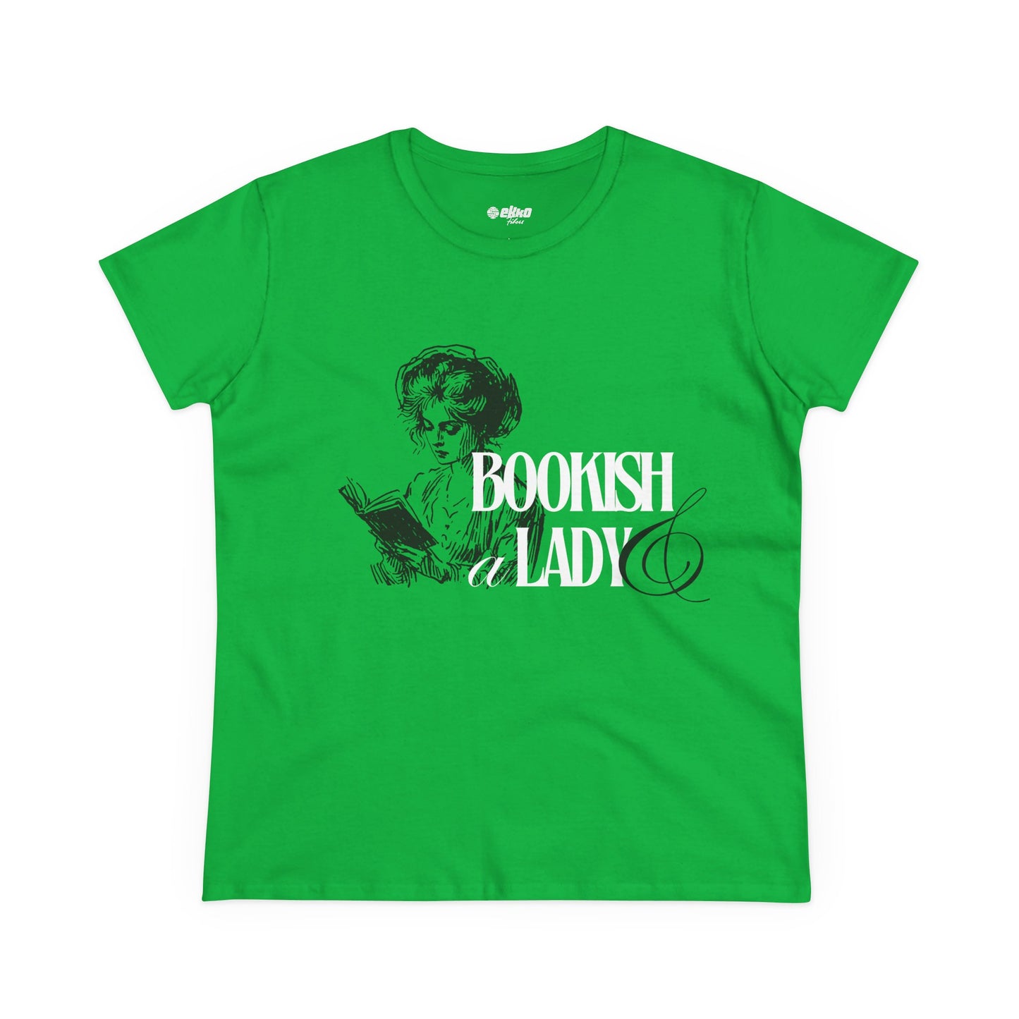 Bookish & A Lady | Women's MIdweight Graphic Tee