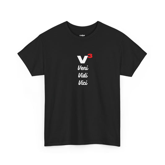 Veni, Vidi, Vici | V-Cubed | Unisex Heavy Cotton Graphic Tee